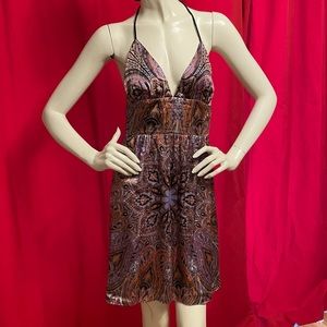 Alice and Trixie Paisley Silk Mini Dress Size S